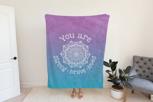 You Are Strong Brave Loved: A Cozy Gift That Heals, Comforts, and Inspires