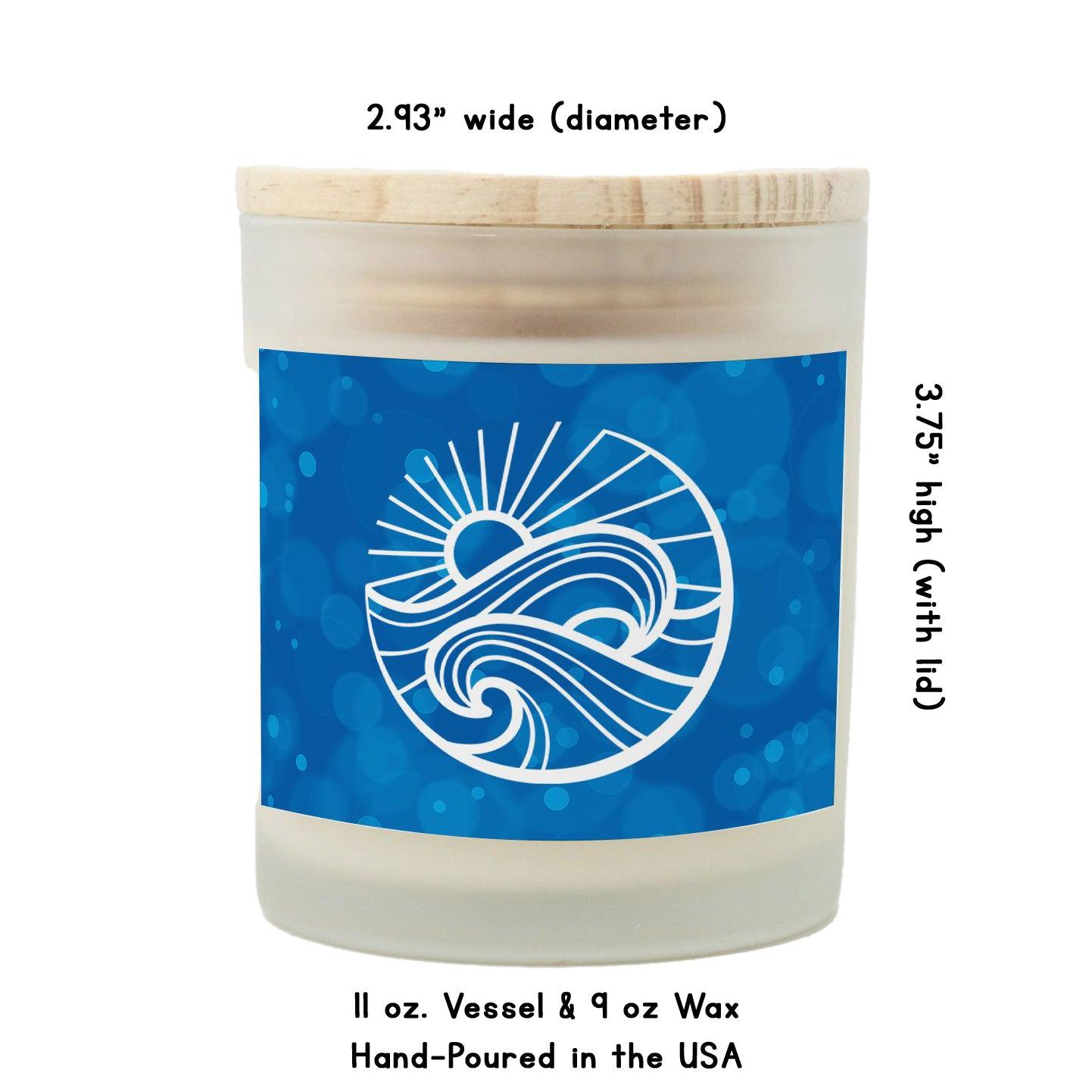 Ocean Wave Scented Candle-Luxe Palette