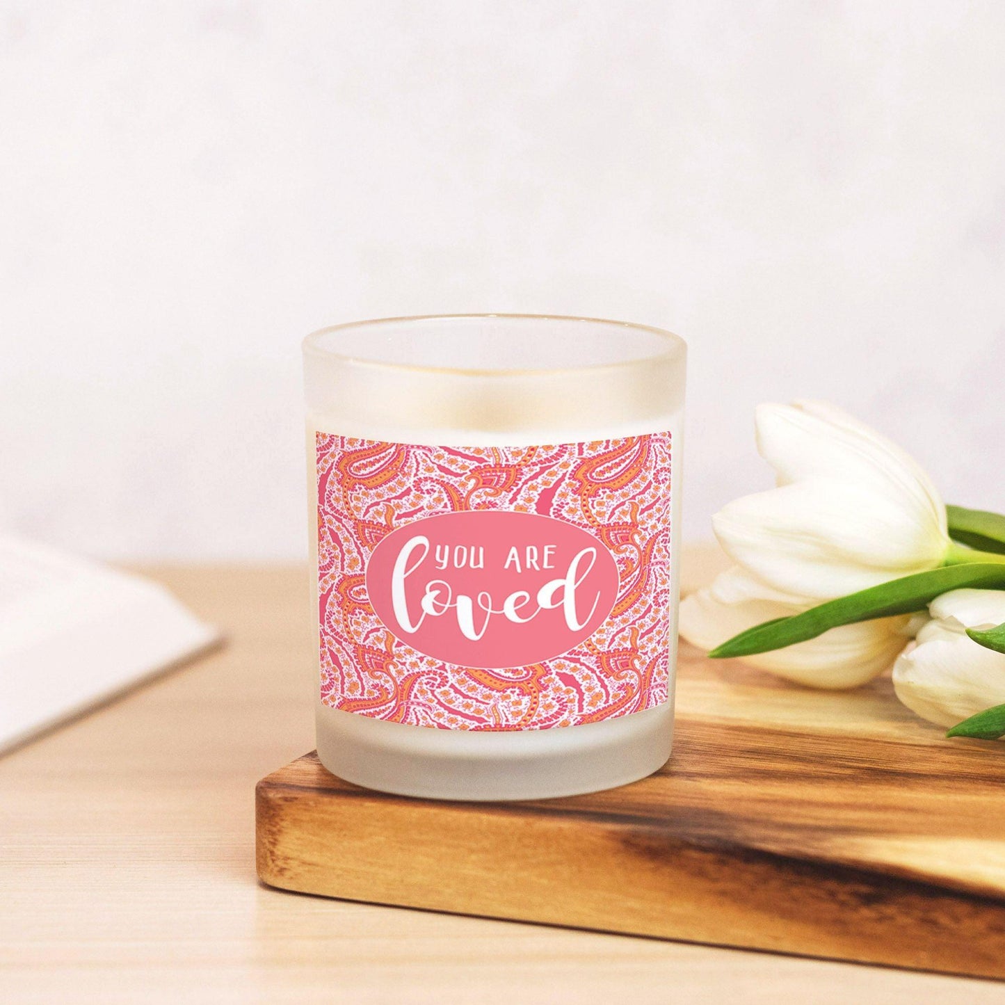 You Are Loved Paisley Inspirational Candle-Luxe Palette