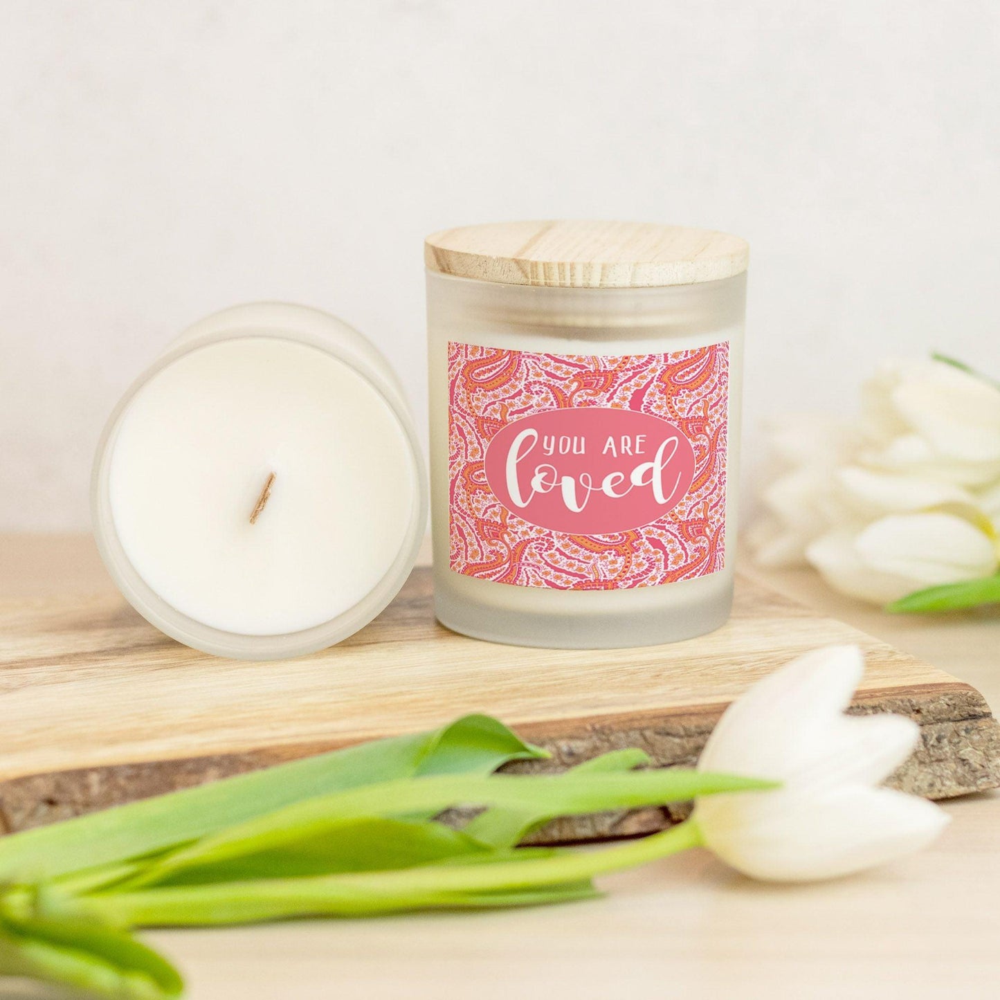 You Are Loved Paisley Inspirational Candle-Luxe Palette