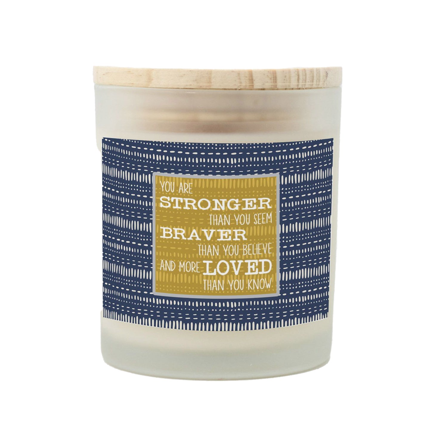 You Are Stronger Braver Loved Candle | Boho Candle-Luxe Palette