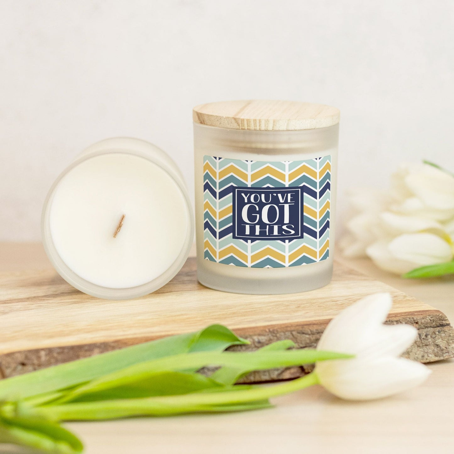 You Got This Chevron Candle | Inspirational Candle | Motivational Gift-Luxe Palette
