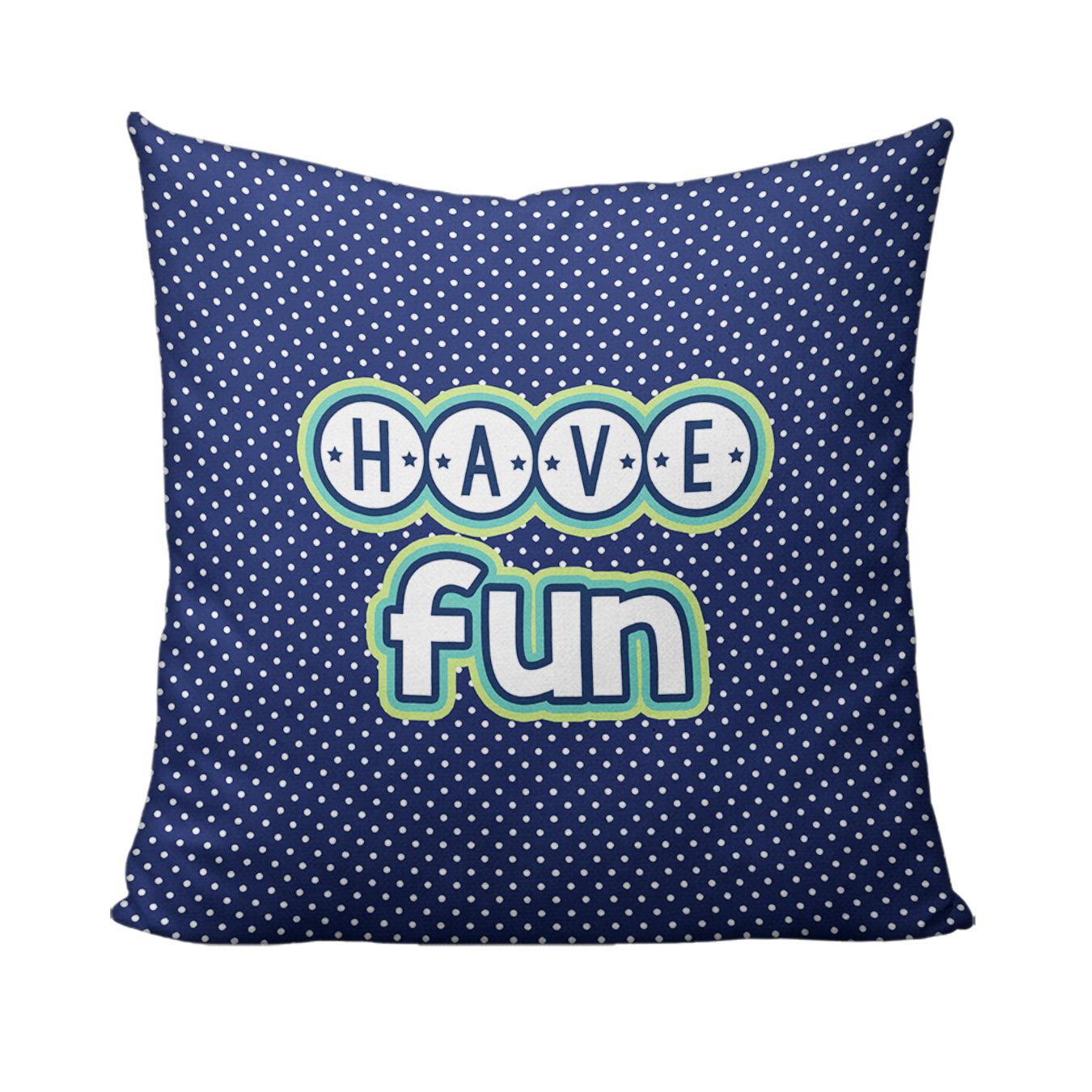 Have Fun Polka Dot Playroom Pillow-Luxe Palette