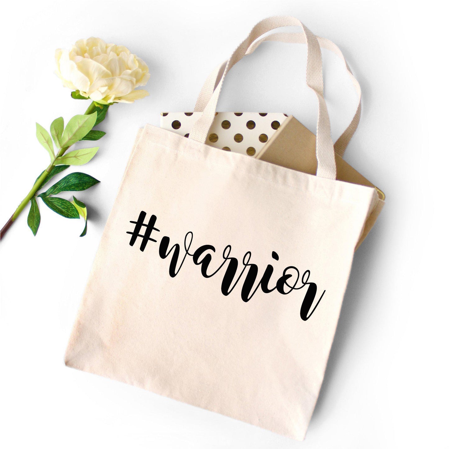 Small Heavyweight Canvas Tote Bag Warrior-Luxe Palette