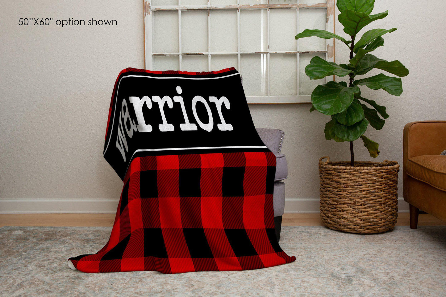 Warrior Buffalo Plaid Blanket-Luxe Palette
