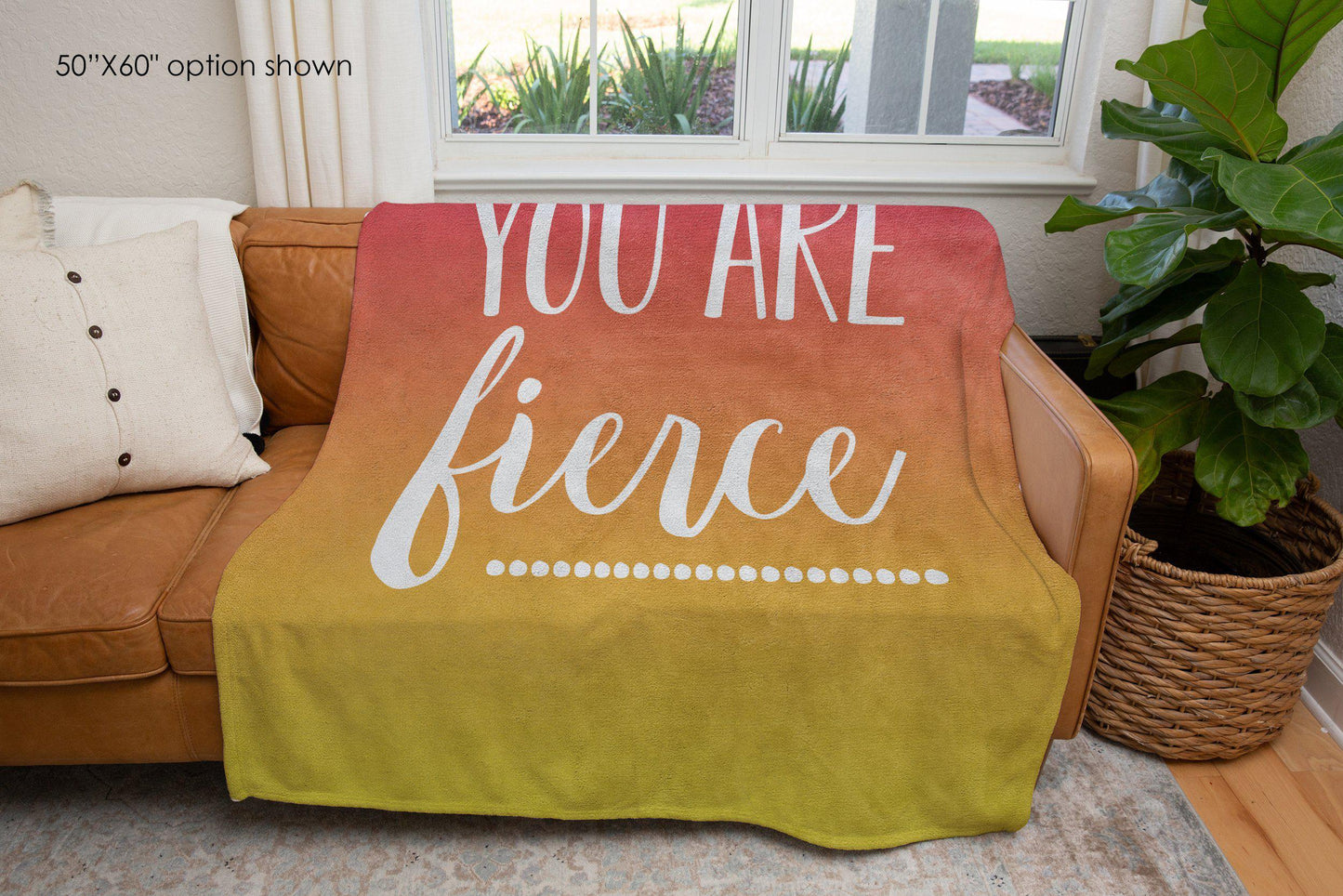 You Are Fierce Inspirational Blanket-Luxe Palette
