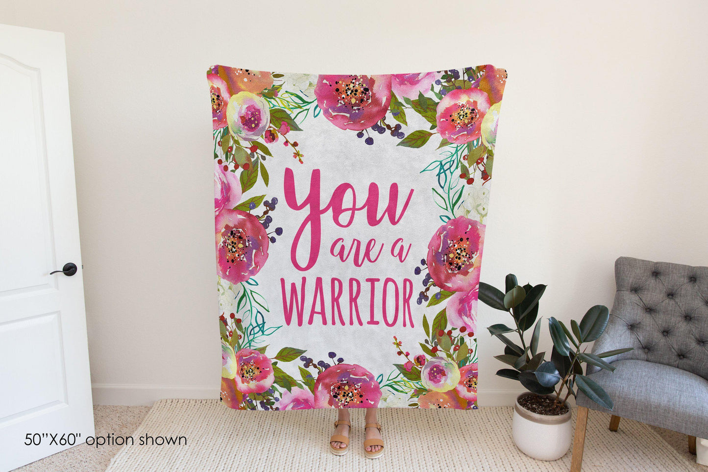 You Are a Warrior Blanket-Luxe Palette