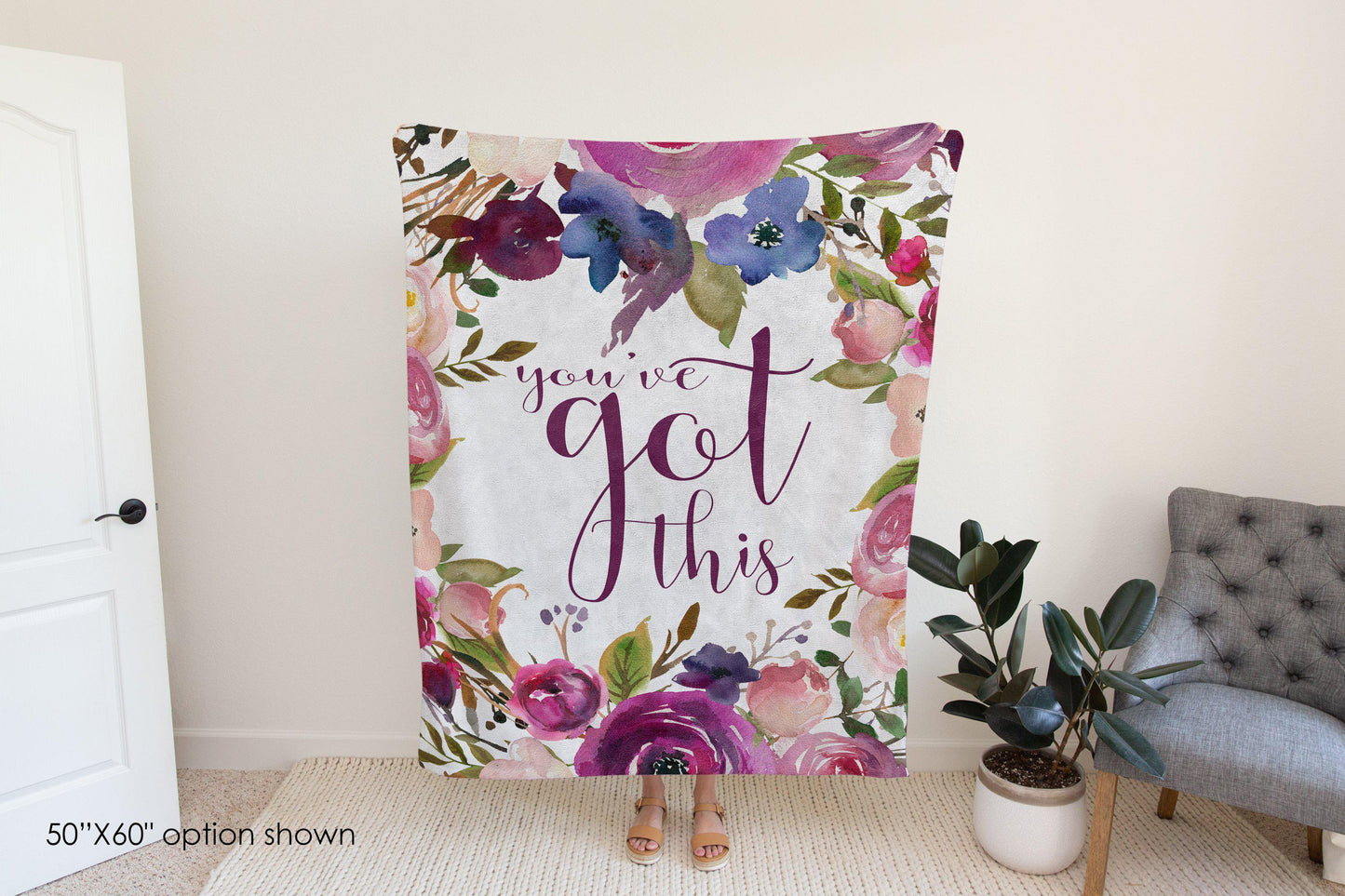 You've Got This Quote Blanket-Luxe Palette