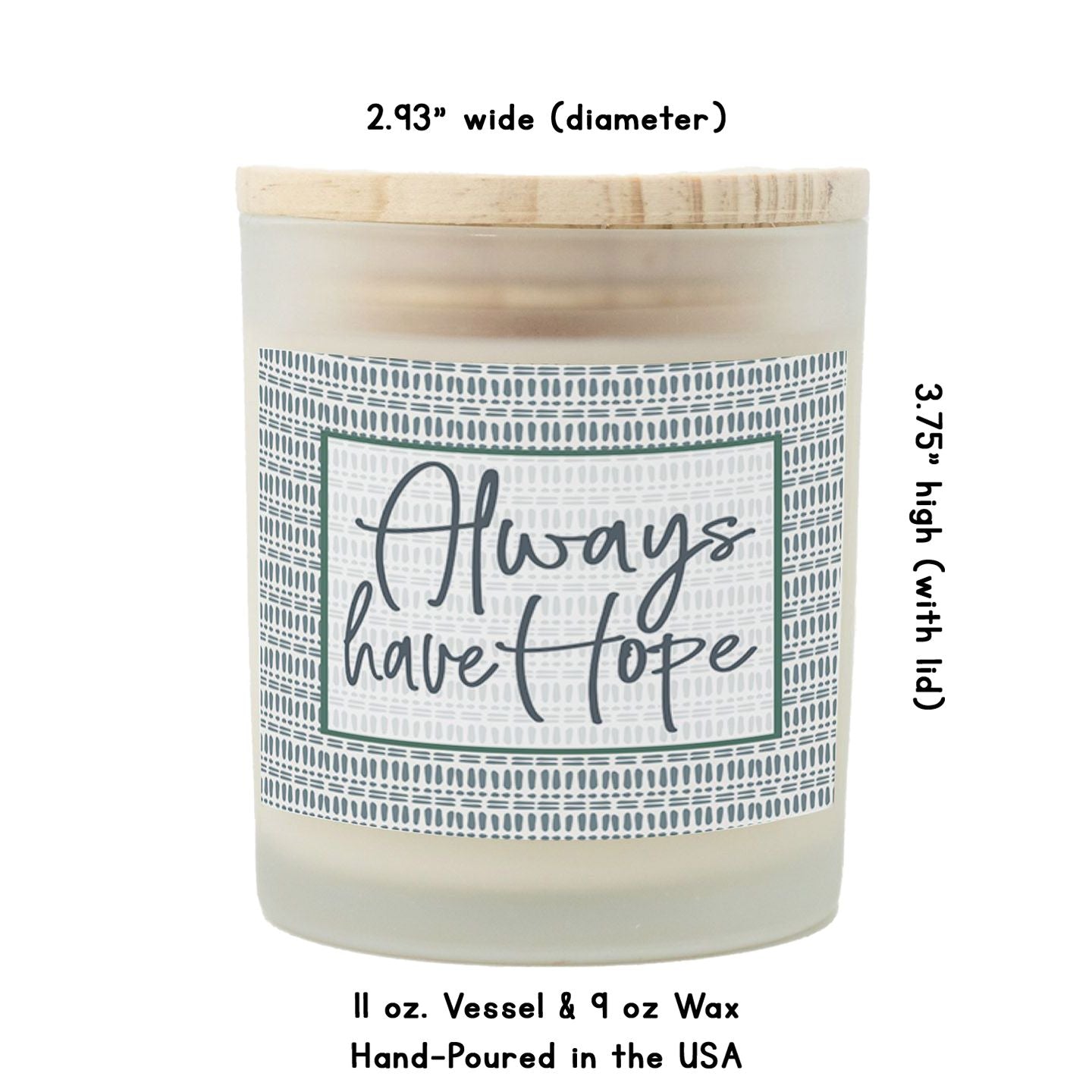 Always Have Hope Inspirational Candle-Luxe Palette