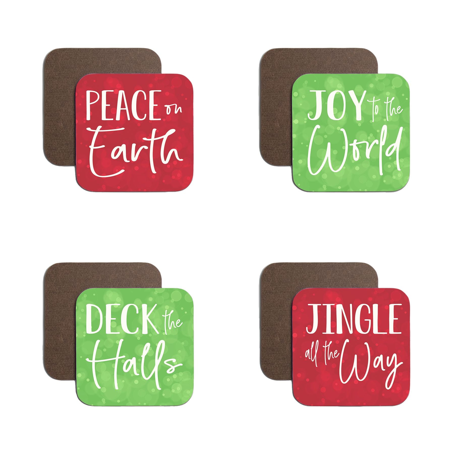 Christmas Coaster Set-Luxe Palette