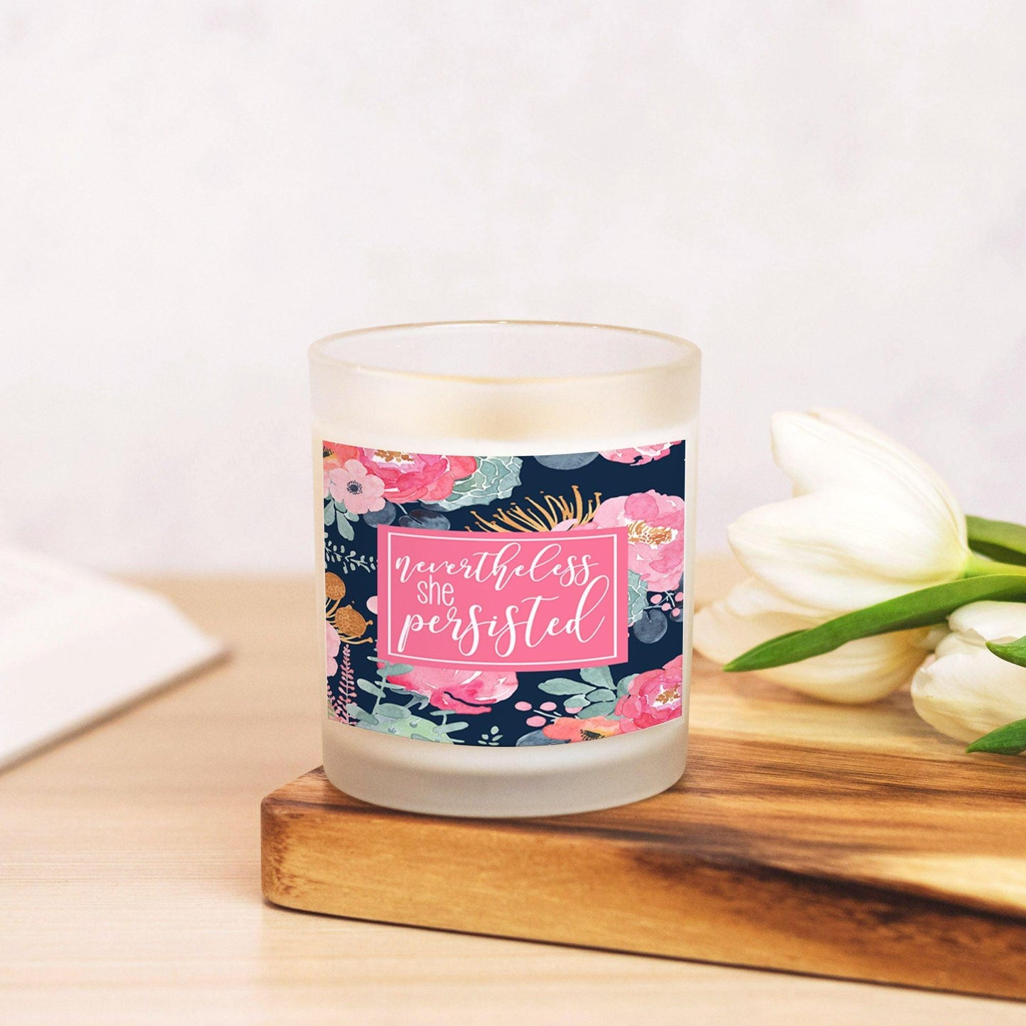 Nevertheless She Persisted Candle | Feminist Candle | Strong Woman Gift-Luxe Palette