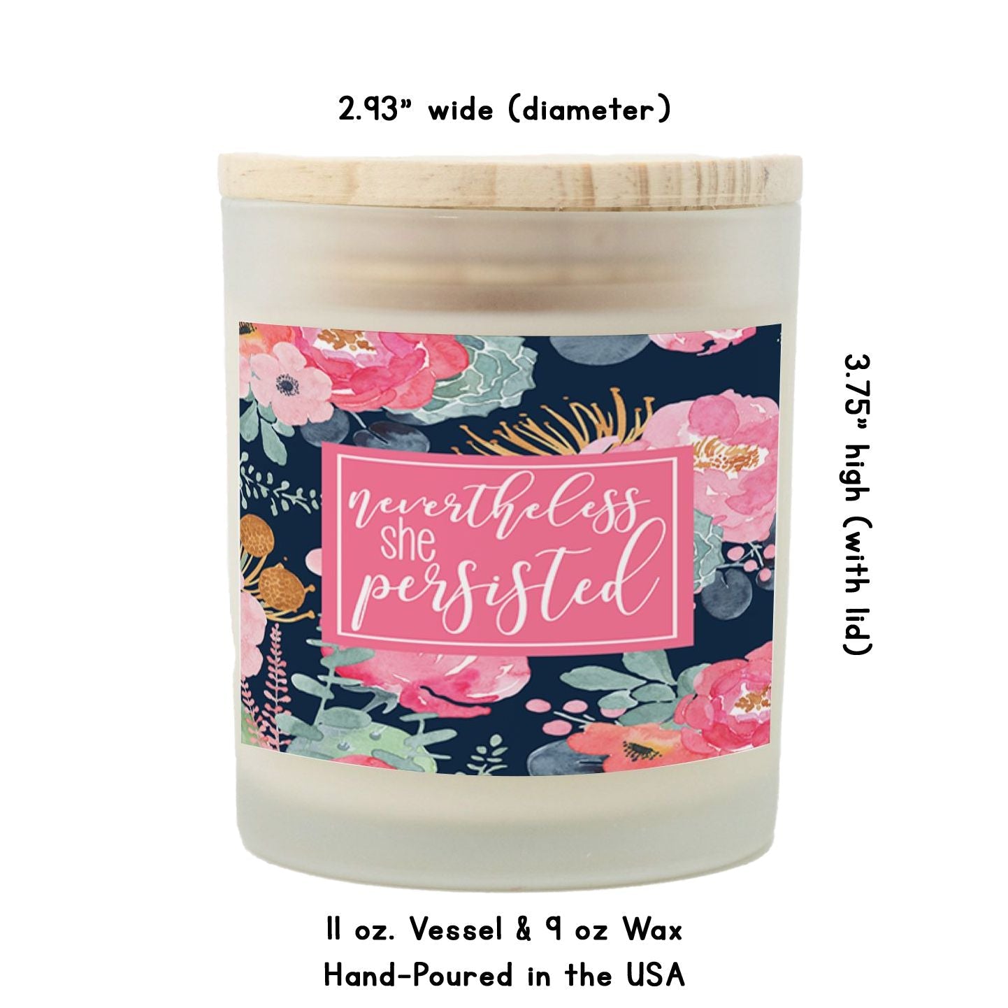 Nevertheless She Persisted Candle | Feminist Candle | Strong Woman Gift-Luxe Palette