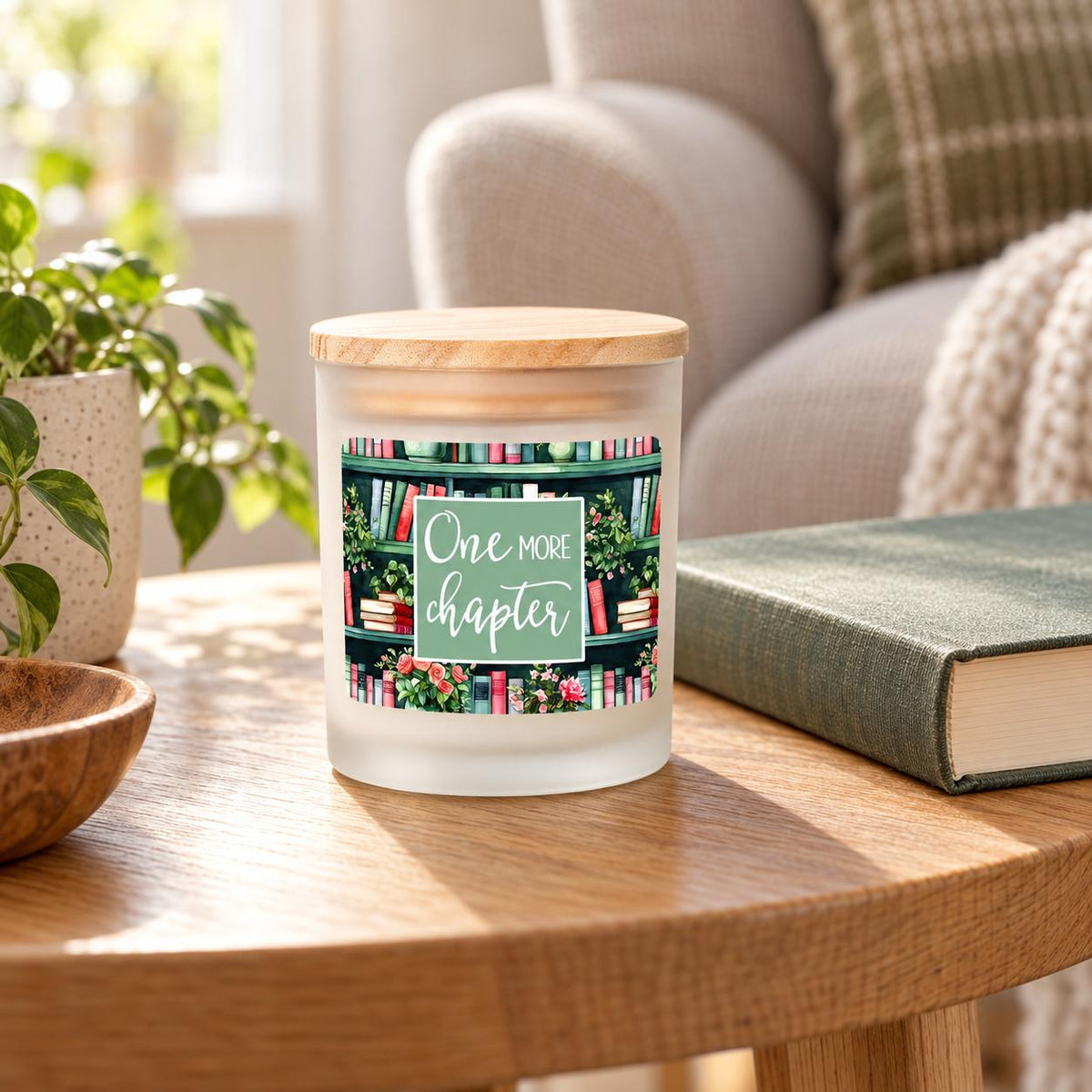One More Chapter Book Lover Candle, 11 oz-Luxe Palette