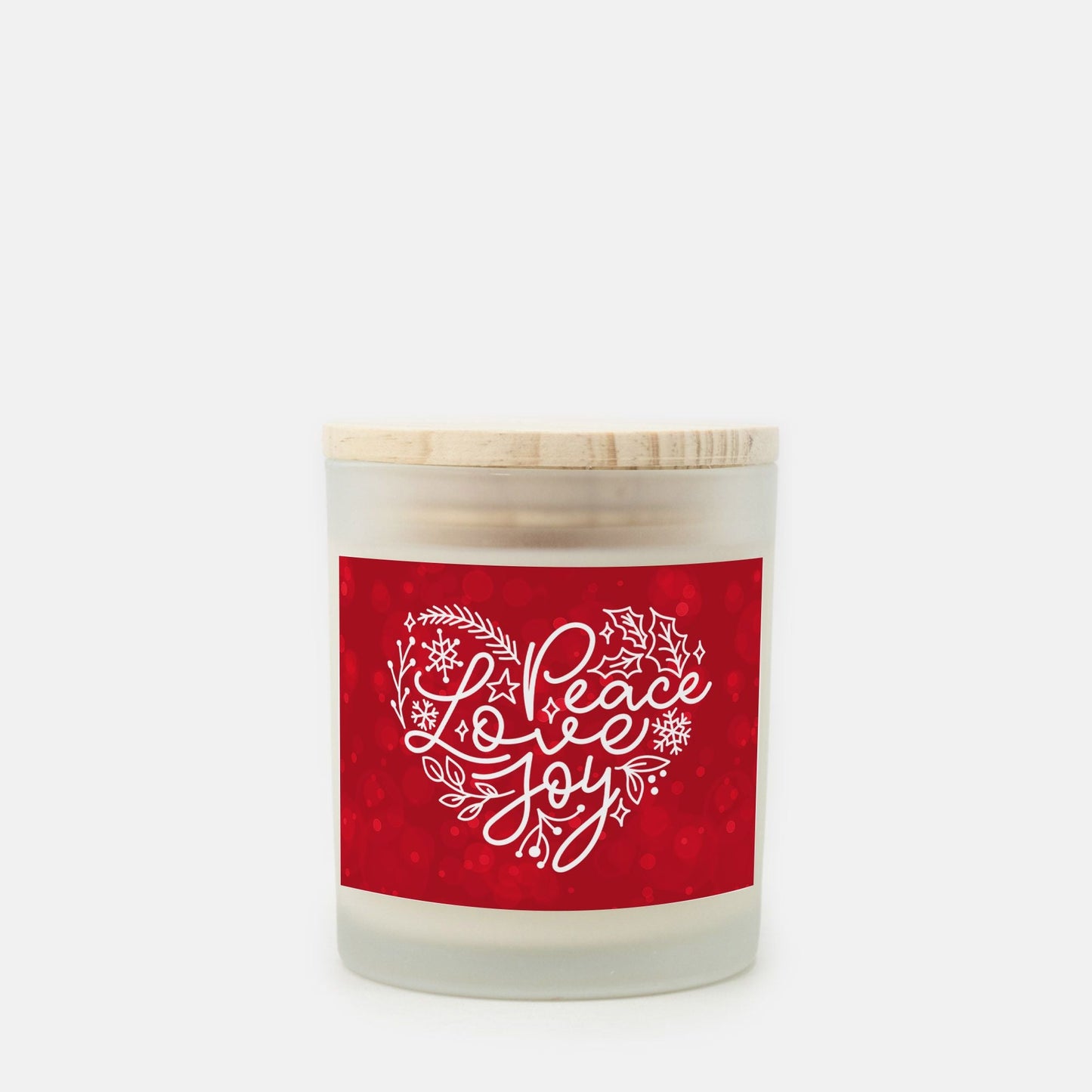 Peace Love and Joy Candle | Heartwarming Holiday Candle | Christmas Candle-Luxe Palette