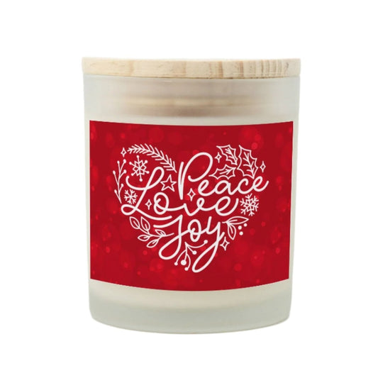 Peace Love and Joy Candle | Heartwarming Holiday Candle | Christmas Candle-Luxe Palette