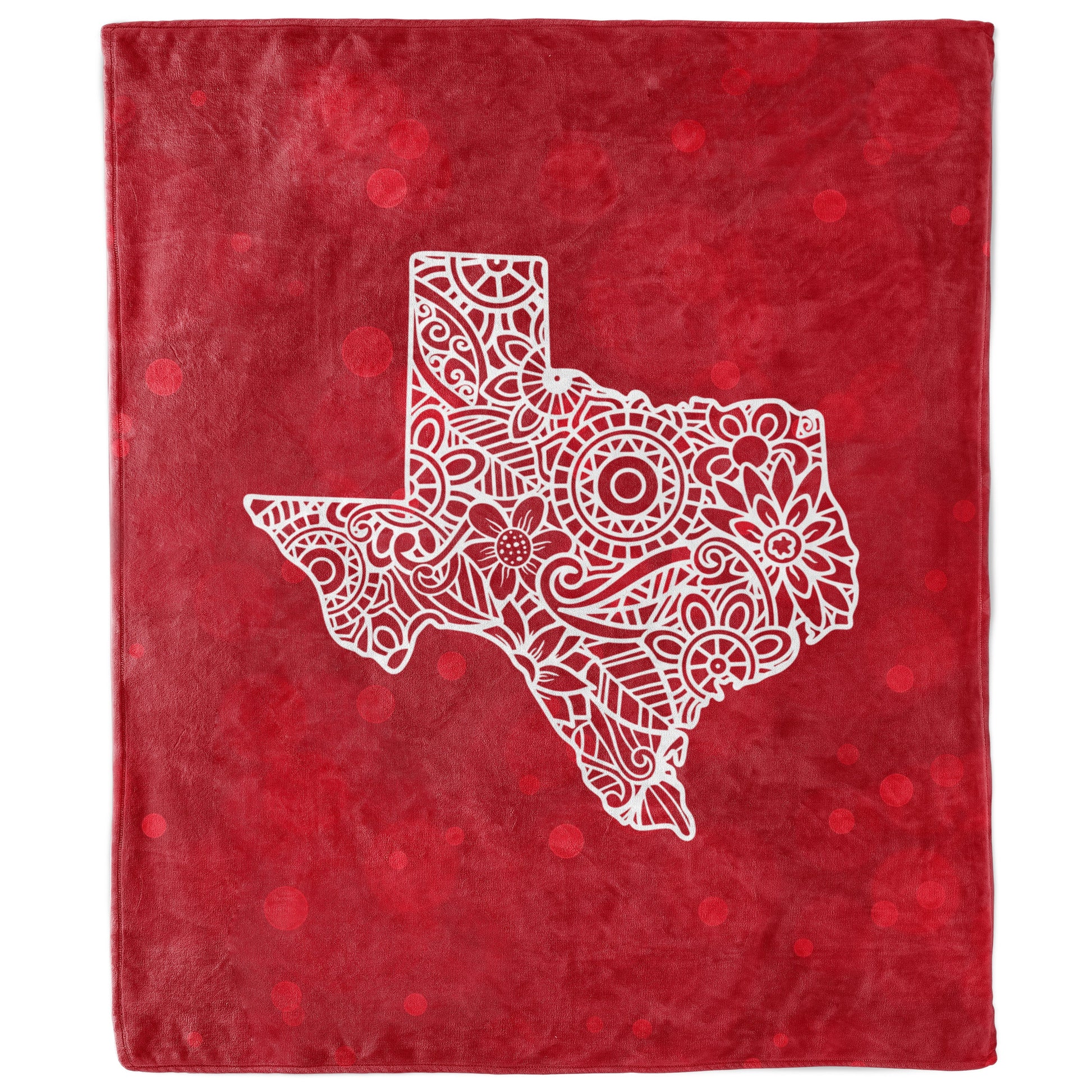 Texas Blanket | Texas State Mandala Blanket | Texas Home Blanket-Luxe Palette