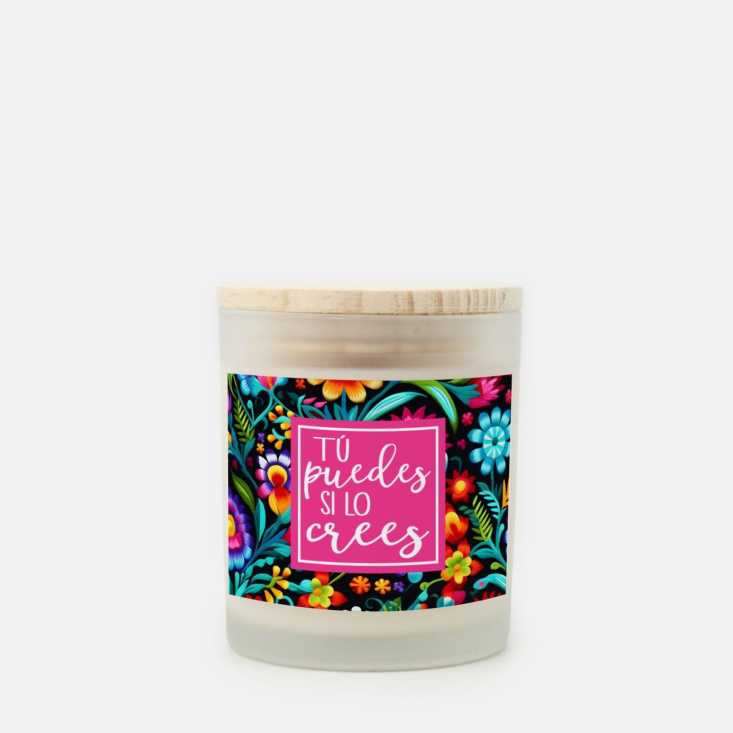 Tú Puedes Si Lo Crees Inspirational Candle | Motivational Gift, Vela Inspiracional, Positive Affirmation for Hispanic & Latino Culture-Luxe Palette