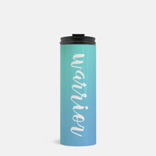 Warrior Thermal Travel Mug - Teal and Blue-Luxe Palette