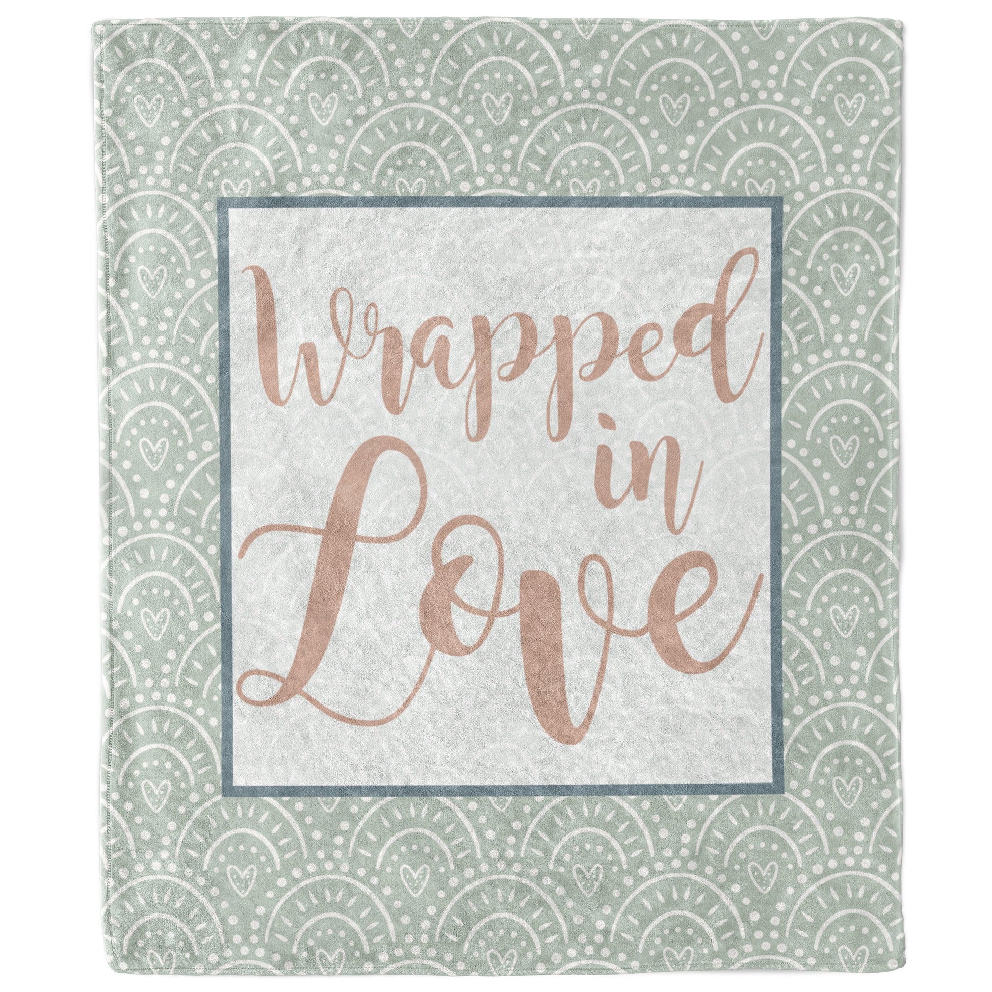 Wrapped in Love Inpirational Boho Blanket-Luxe Palette