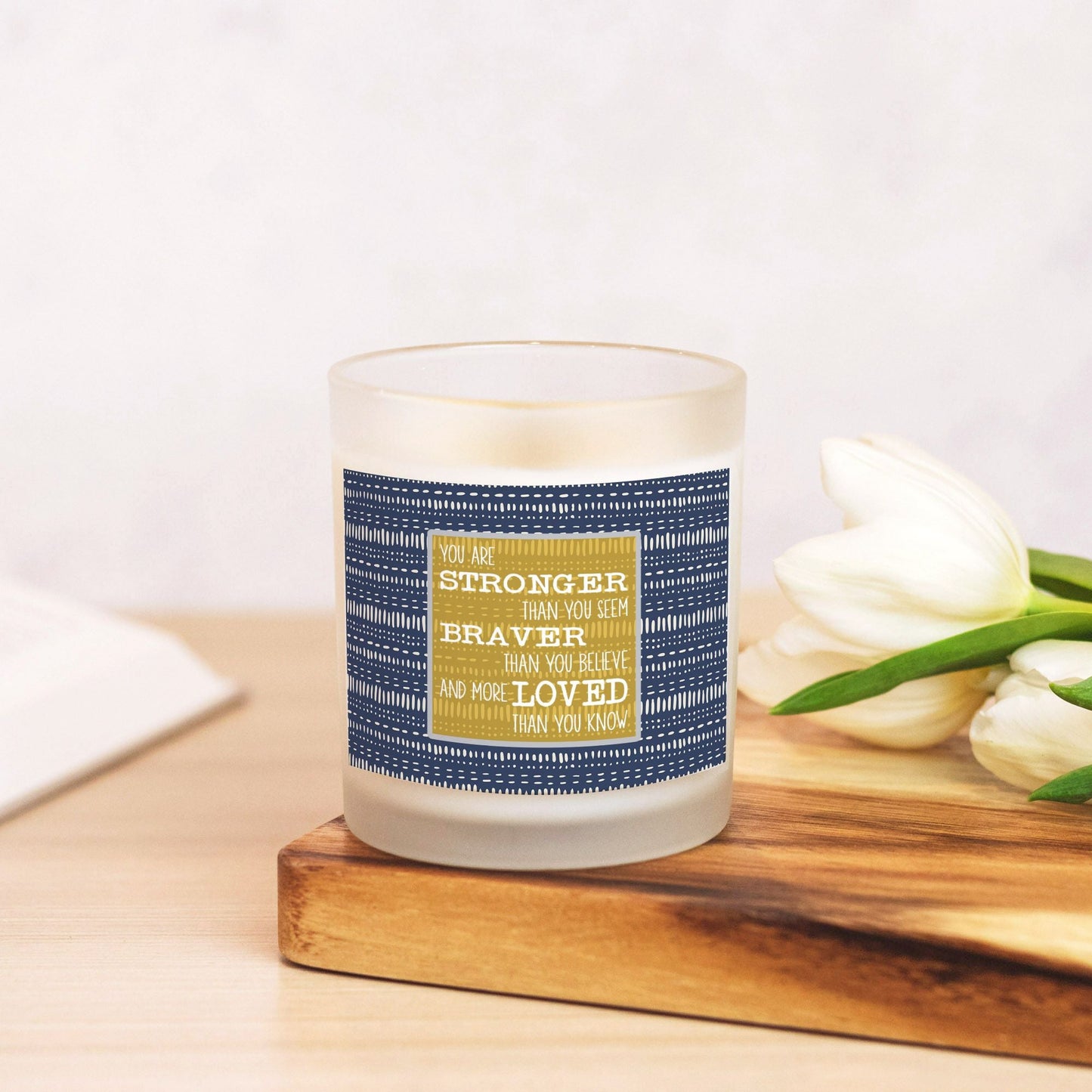 You Are Stronger Braver Loved Candle | Boho Candle-Luxe Palette