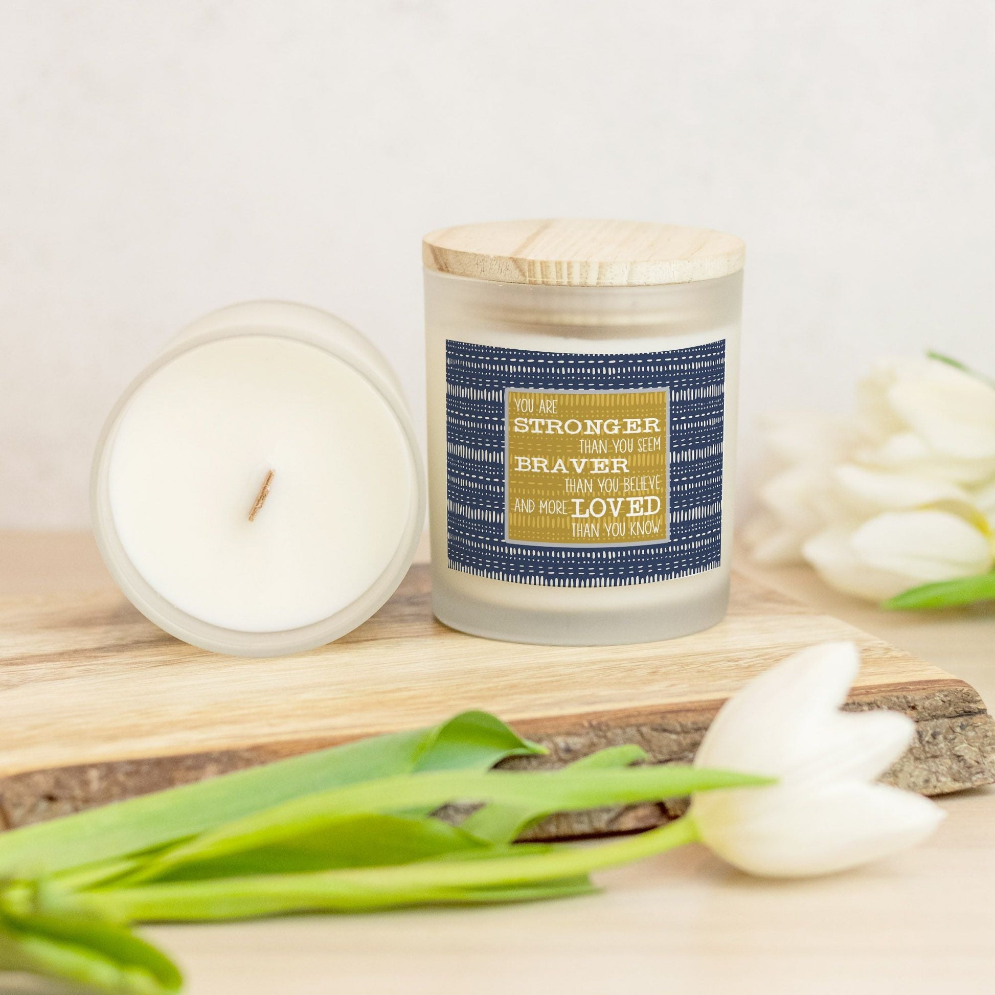 You Are Stronger Braver Loved Candle | Boho Candle-Luxe Palette
