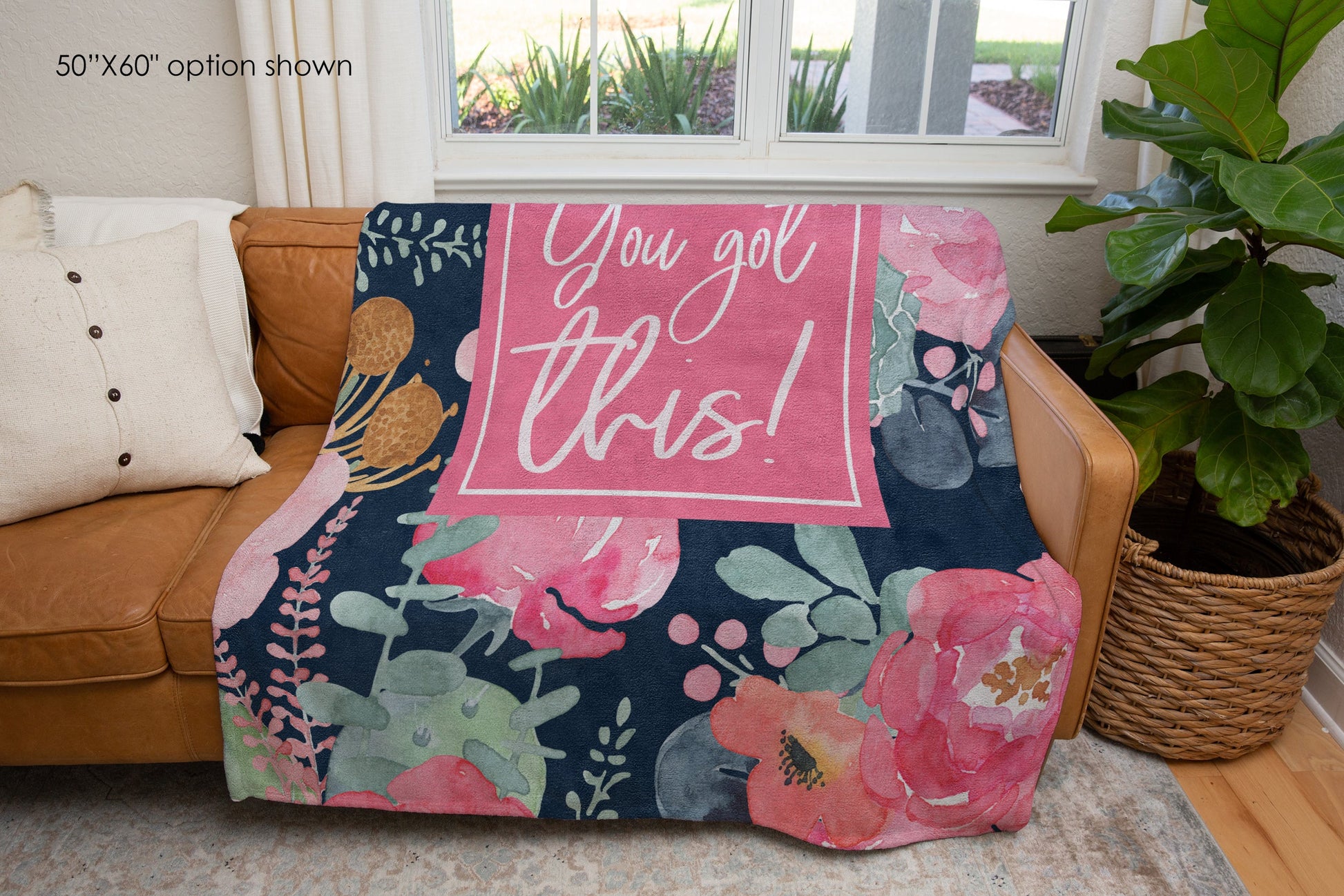 You Got This Positive Affirmations Blanket-Luxe Palette
