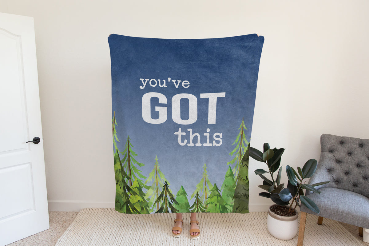 You've Got This Pine Trees Blanket-Luxe Palette