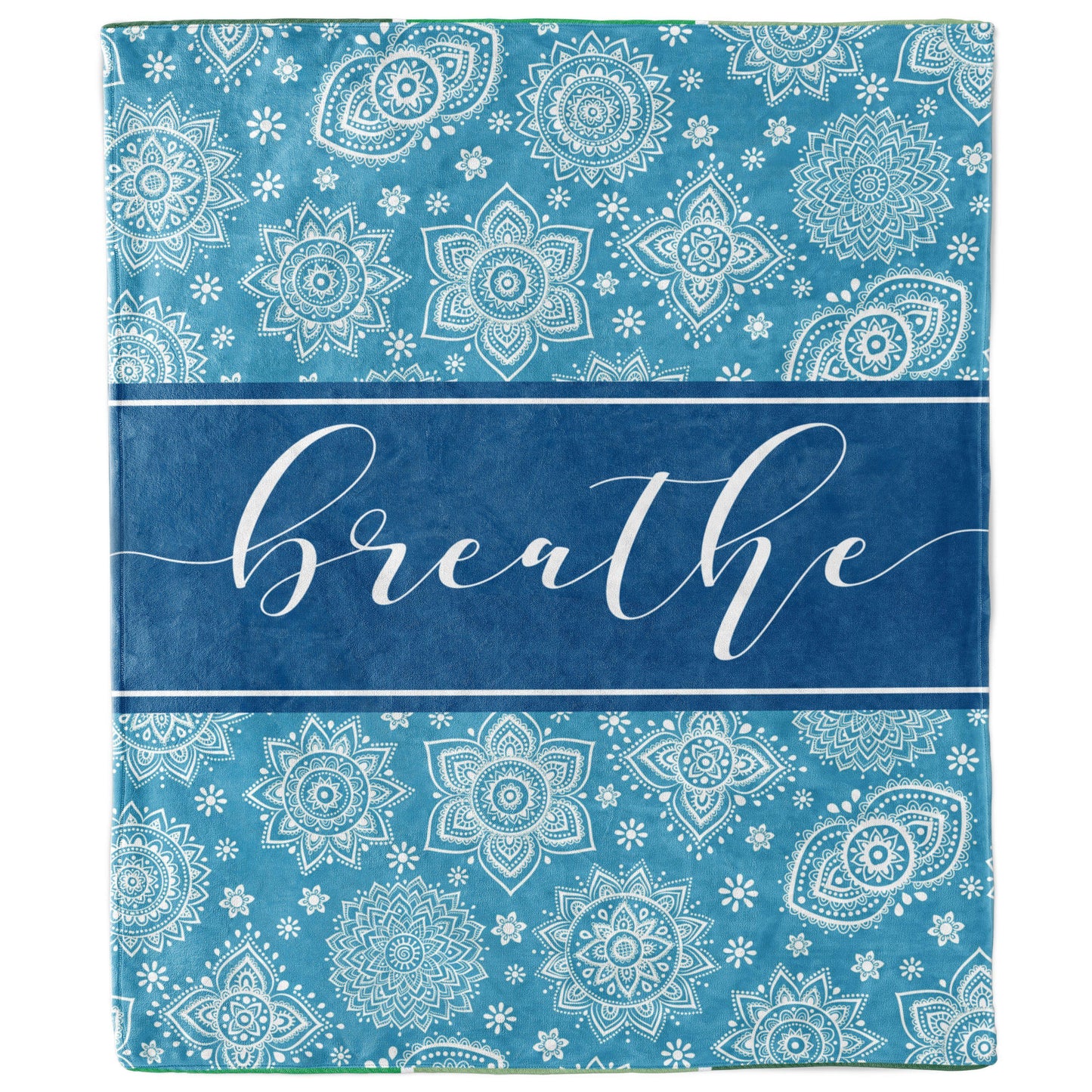 Breathe Mandala Mindfulness and Meditation Blanket-Luxe Palette