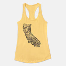 California Mandala Women's Racerback Tank Top-Luxe Palette