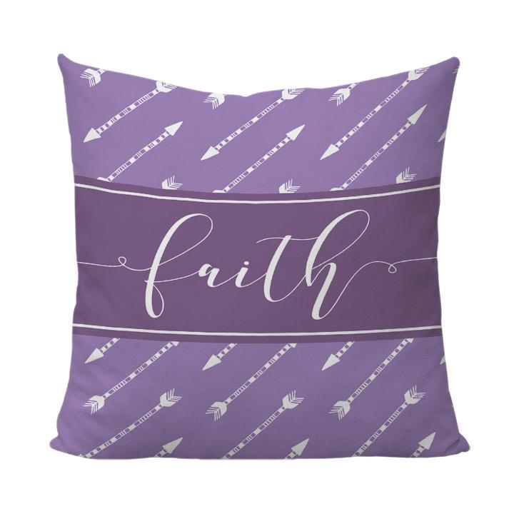 Faith Arrows Pillow-Luxe Palette