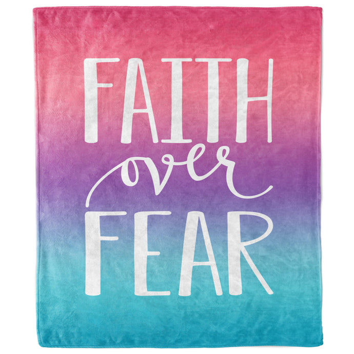 Faith Over Fear Blanket-Luxe Palette
