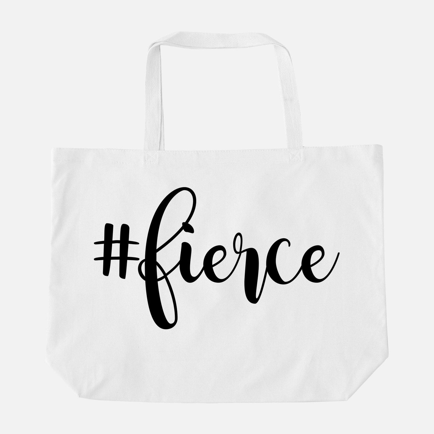 Fierce Hashtag Large Tote Bag-Luxe Palette