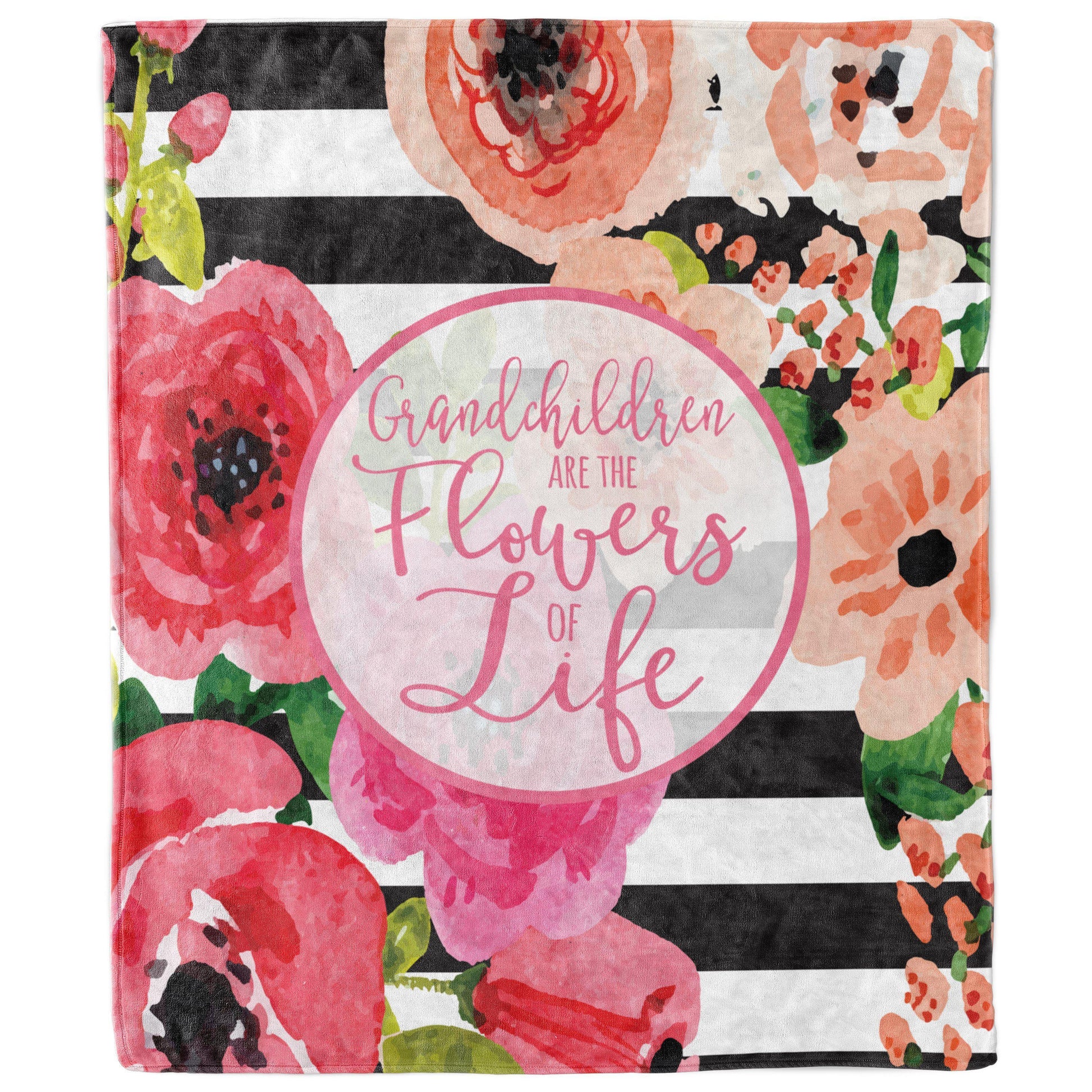 Grandchildren Are the Flowers of Life Blanket-Luxe Palette