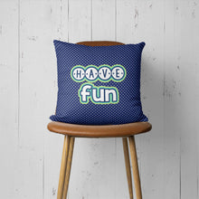 Have Fun Polka Dot Playroom Pillow-Luxe Palette