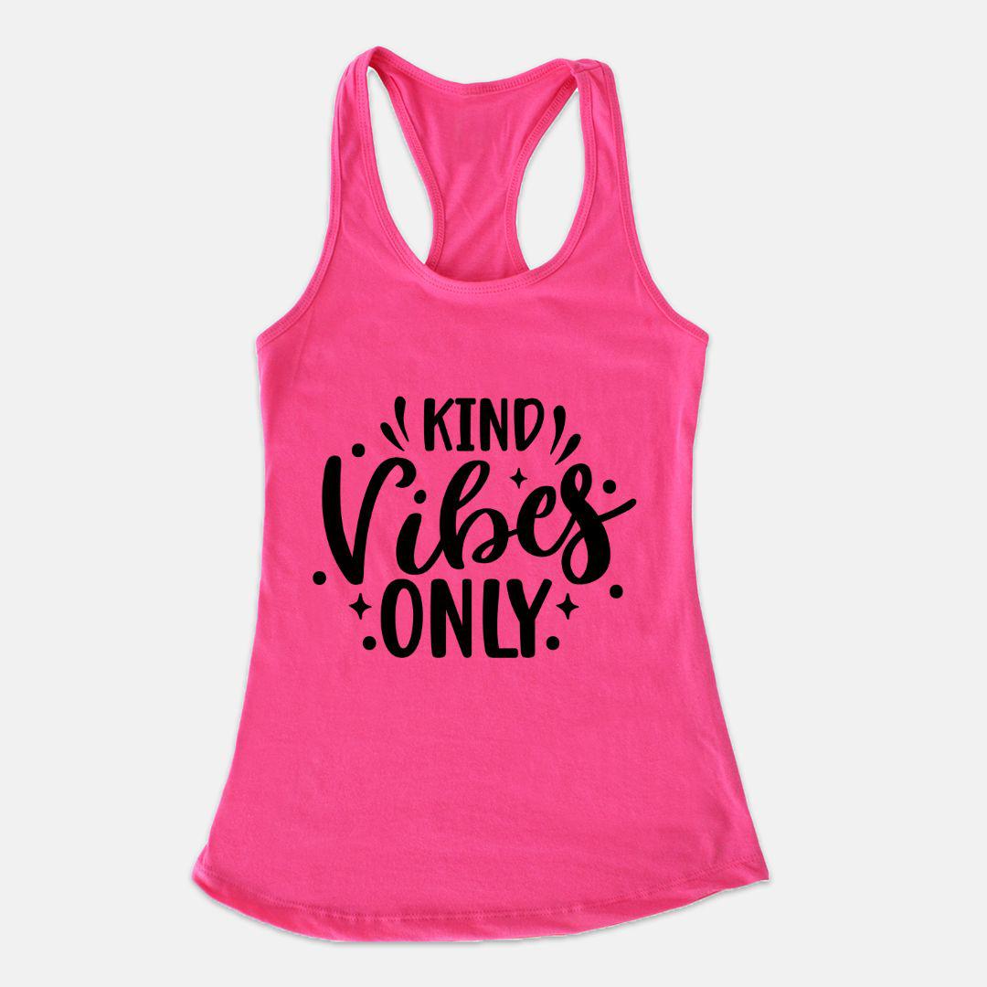 Kind Vibes Only Racerback Tank-Luxe Palette