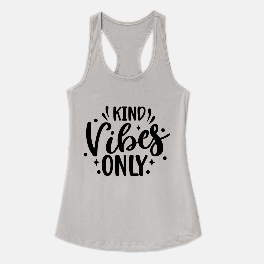 Kind Vibes Only Racerback Tank-Luxe Palette