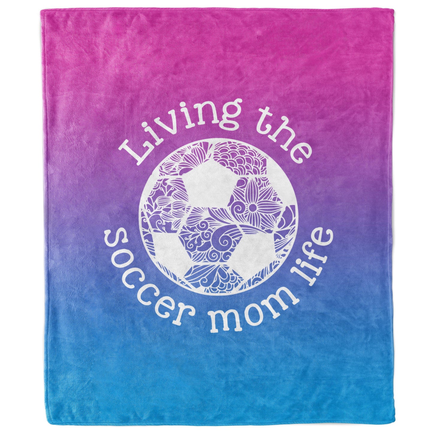 Living the Soccer Mom Life Blanket-Luxe Palette