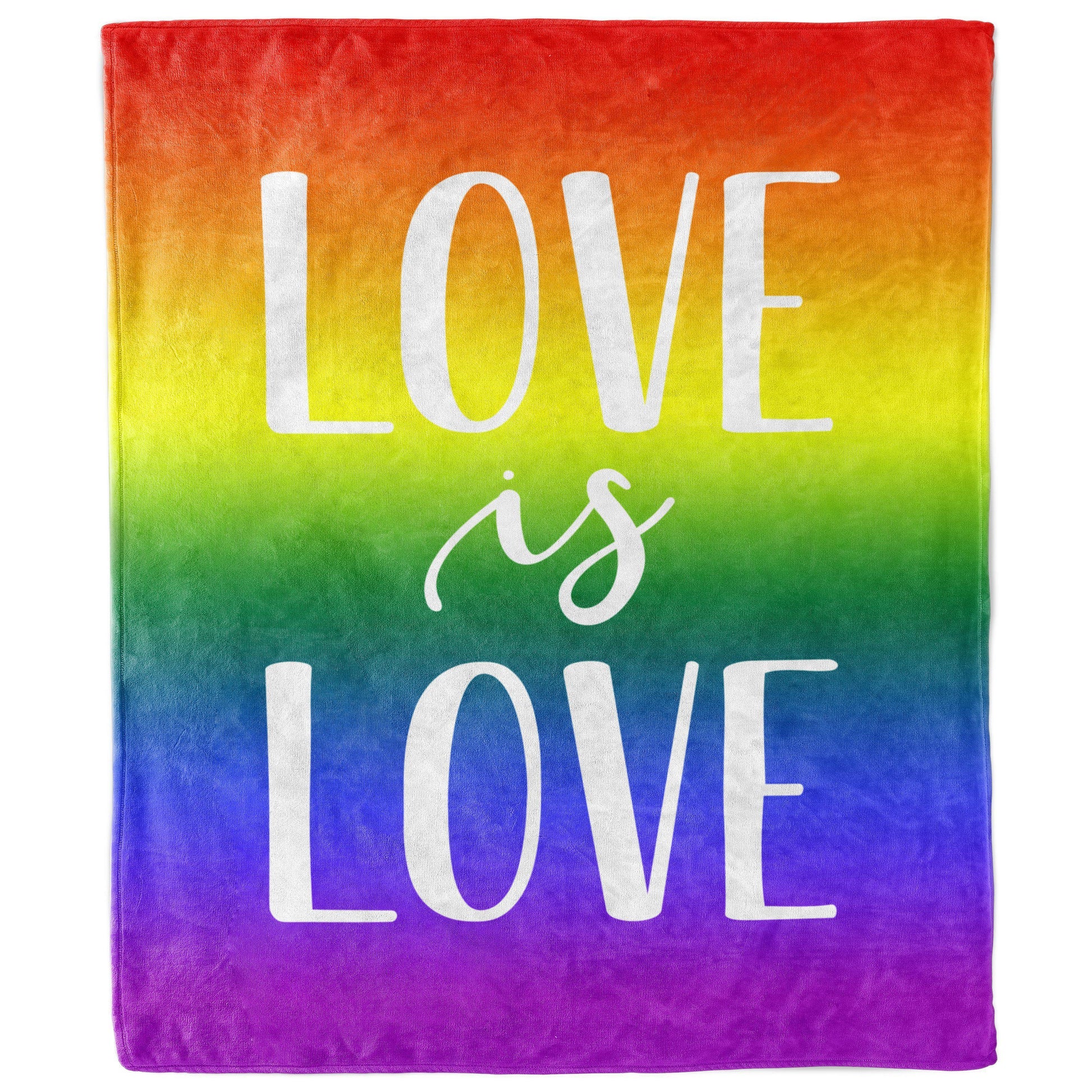 Rainbow Love is Love Pride Blanket-Luxe Palette