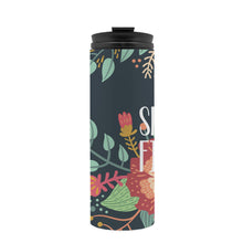 She Is FIerce Floral Travel Thermal Mug-Luxe Palette