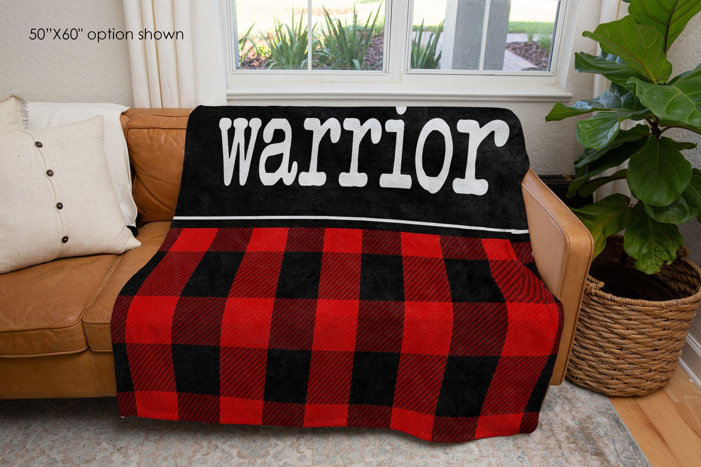 Warrior Buffalo Plaid Blanket-Luxe Palette