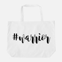Warrior Hashtag Large Tote Bag-Luxe Palette