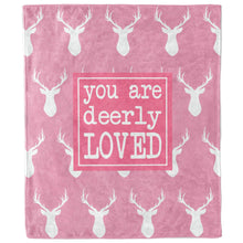 You Are Deerly Loved Pink Blanket-Luxe Palette