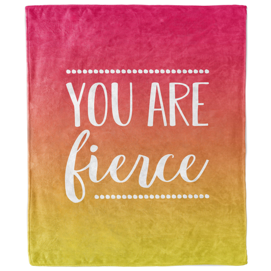 You Are Fierce Inspirational Blanket-Luxe Palette