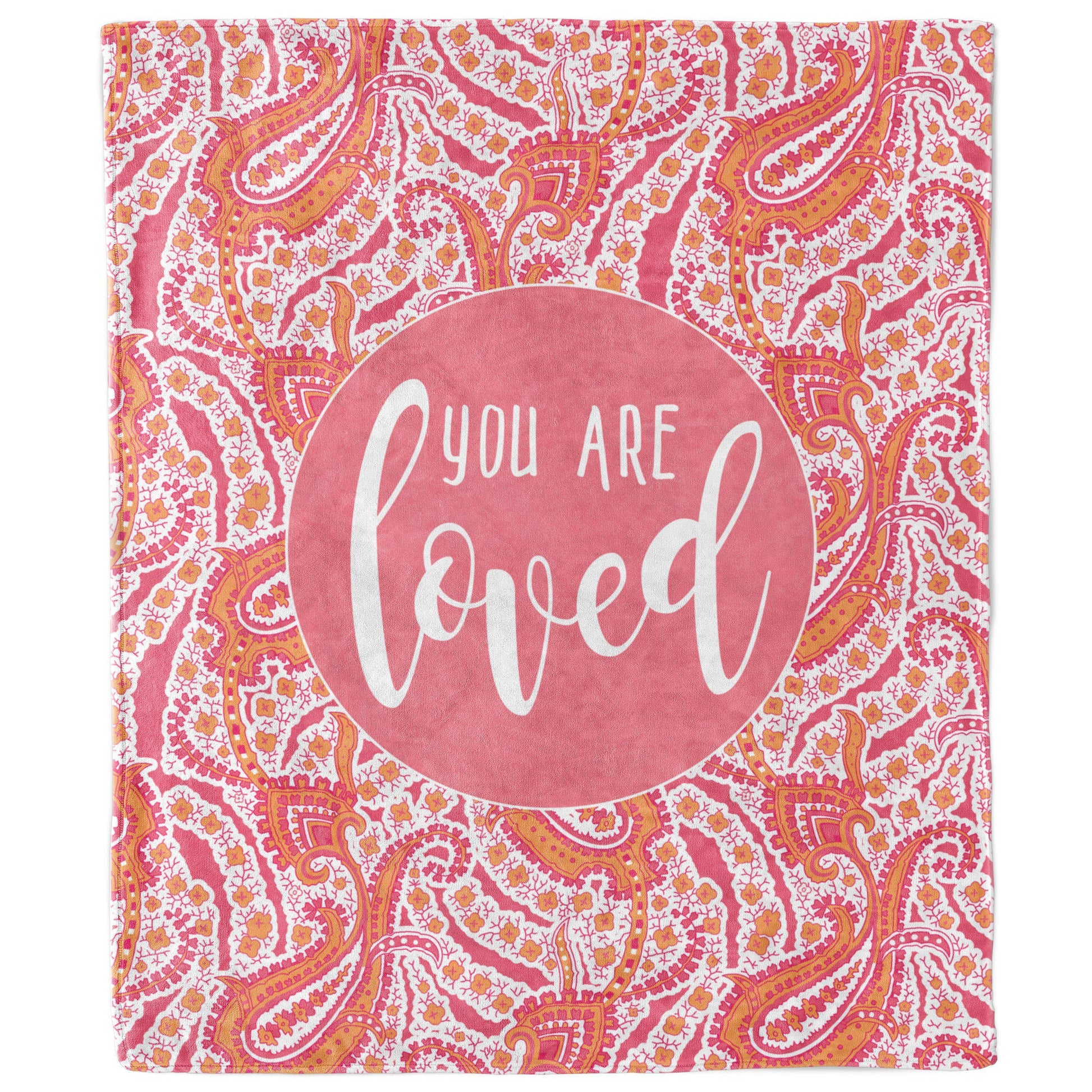 You Are Loved Paisley Blanket-Luxe Palette