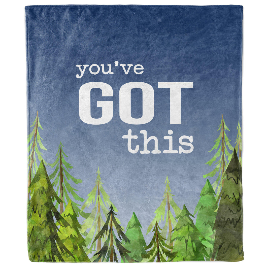 You've Got This Pine Trees Blanket-Luxe Palette
